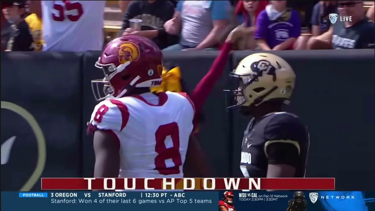 Michael Trigg (TE USC) First Collegiate TD