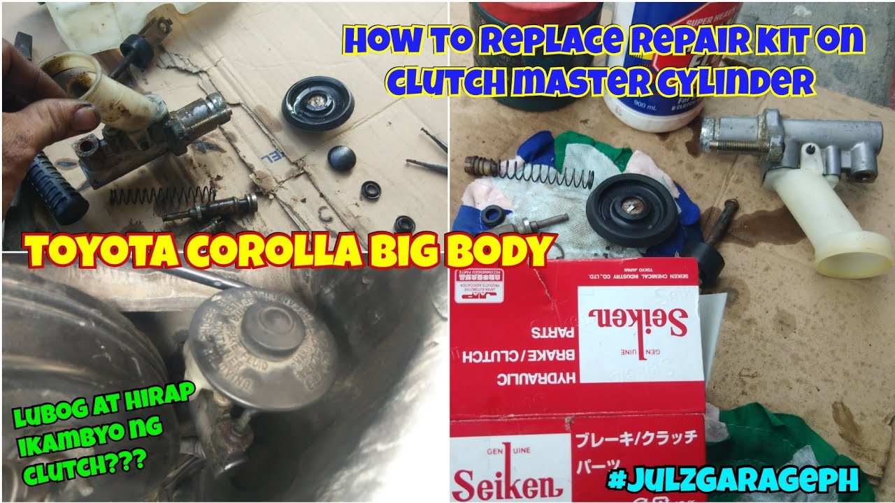 HOW TO REPLACE REPAIR KIT ON CLUTCH MASTER CYLINDER | Corolla Big Body | #JulzGaragePh