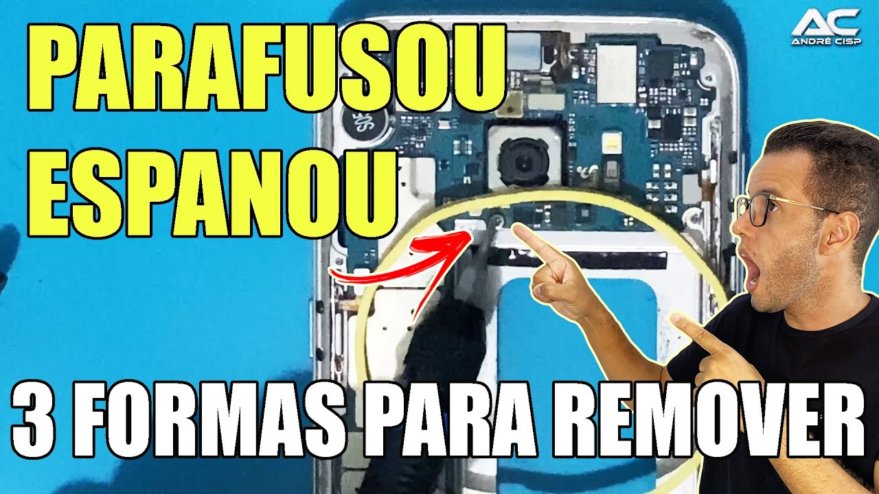 Como Remover um Parafuso Espanado