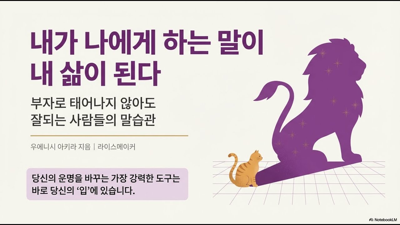 책요고 | 내가 나에게 하는 말이 내 삶이 된다