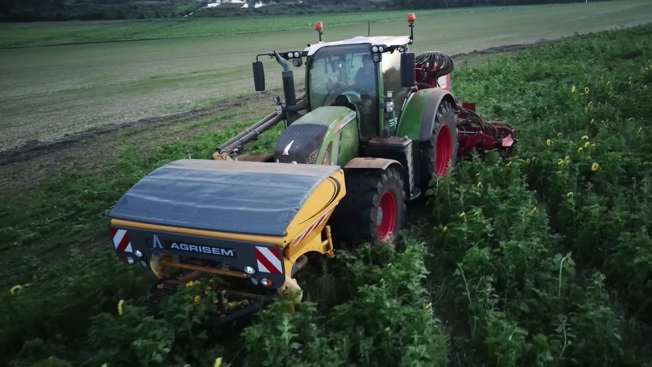 Semis de blé en direct 2021(Fendt 724, Weaving)