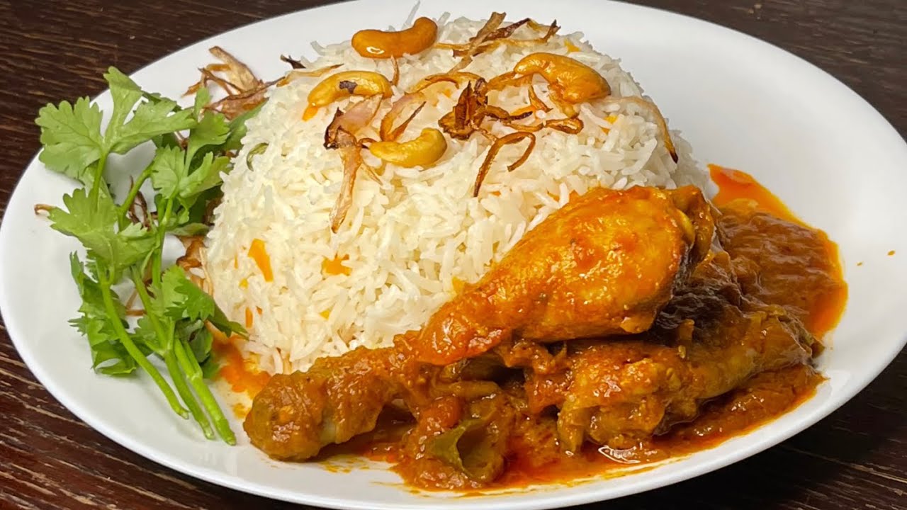 Easy carrot ghee rice & Chicken curry || കുക്കിംഗ് അറിയാത്തവർക്ക് വരെ എളുപ്പത്തിൽ ഉണ്ടാക്കാം 👍