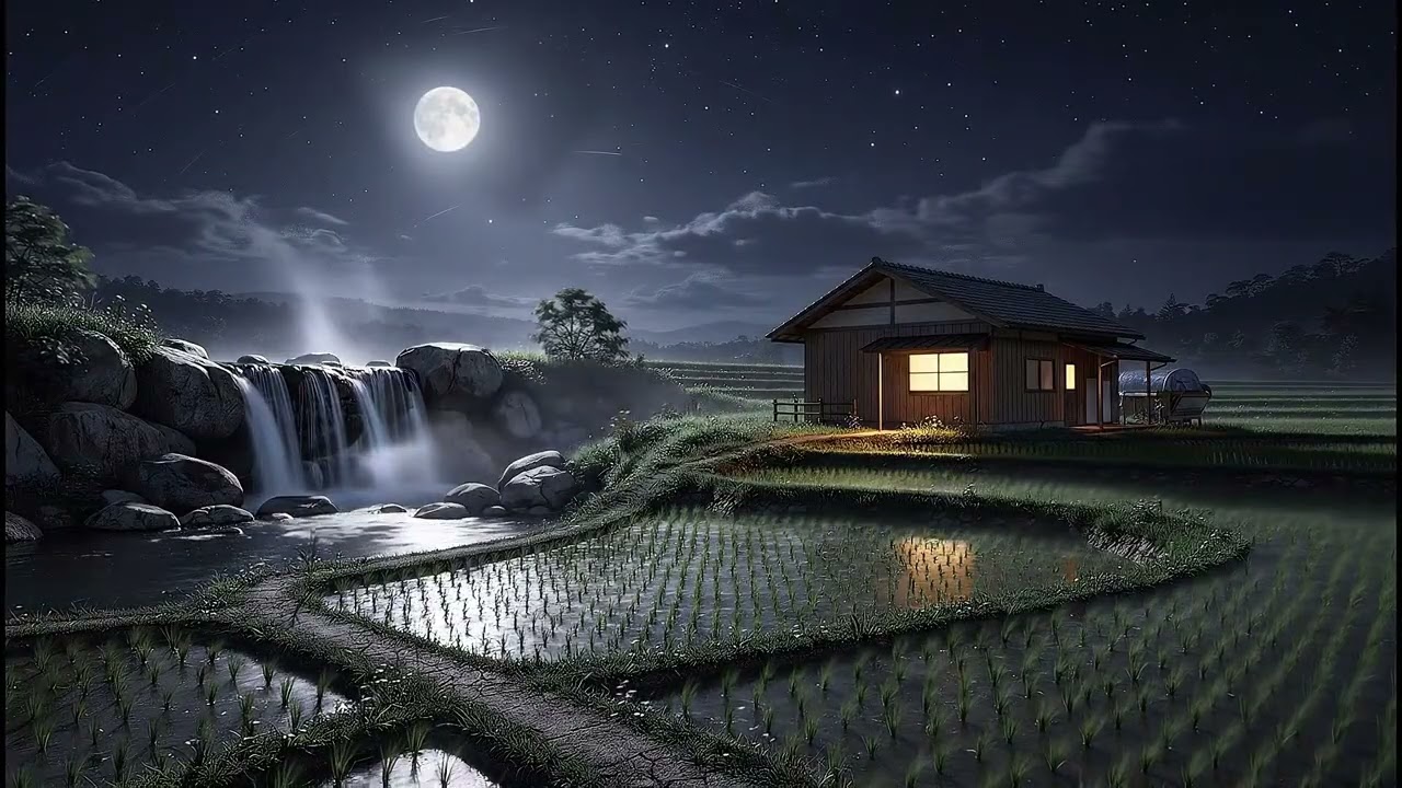 Calming Night 🌑 Healing of Stress,Anxiety and Depressive States,Relaxing ,Nighttime Sleep Time