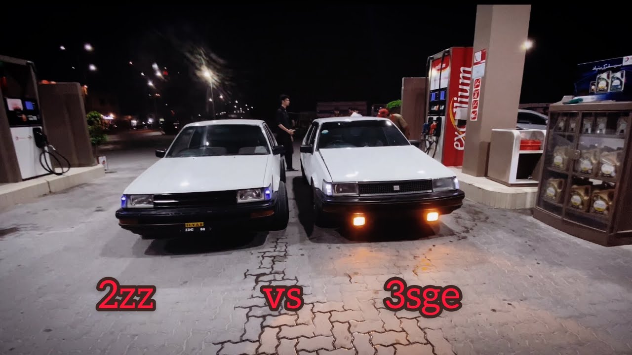 2zz против 3sge💪Первая гонка с моей новой 6-ступенчатой ​​коробкой передач🤧 Очень напряжённая гонка