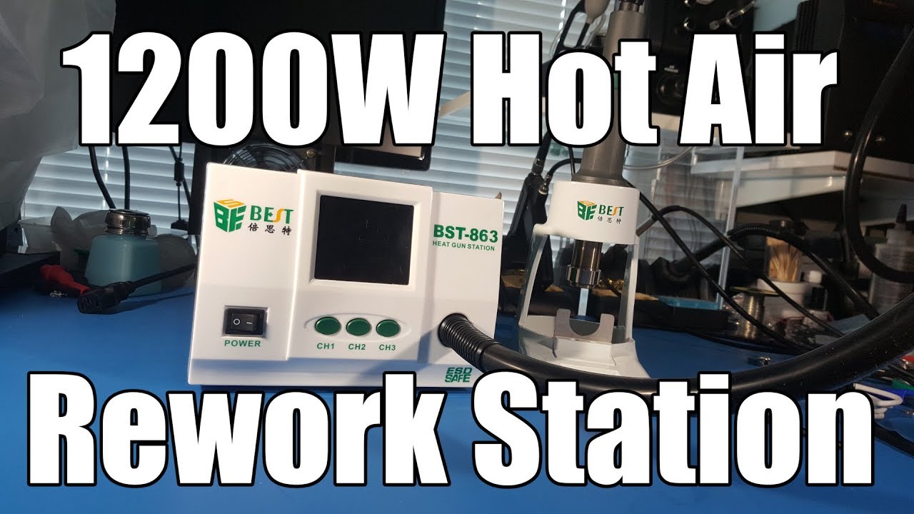 SDG #084 Best BST-863 1200W Hot Air Rework Station - Alternative to Quick 861DW