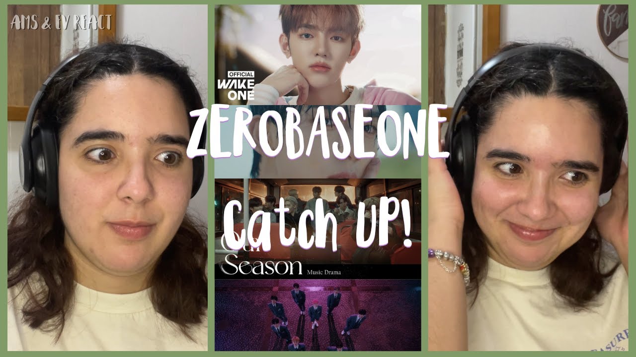 ZEROBASEONE Catch up! Feel the POP, SWEAT, Our Season, & Yura Yura | Ams & Ev React