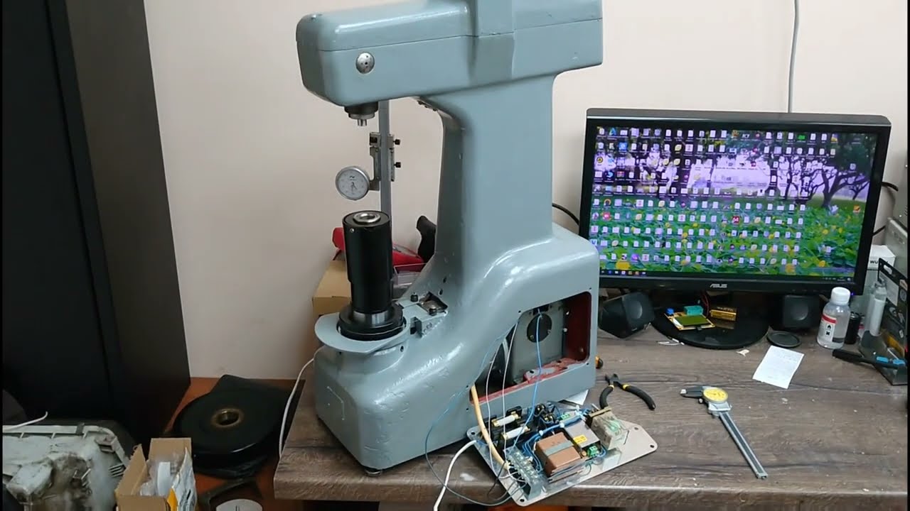 Твердомір ТК-2М, ремонт і модернізація, повне відео.