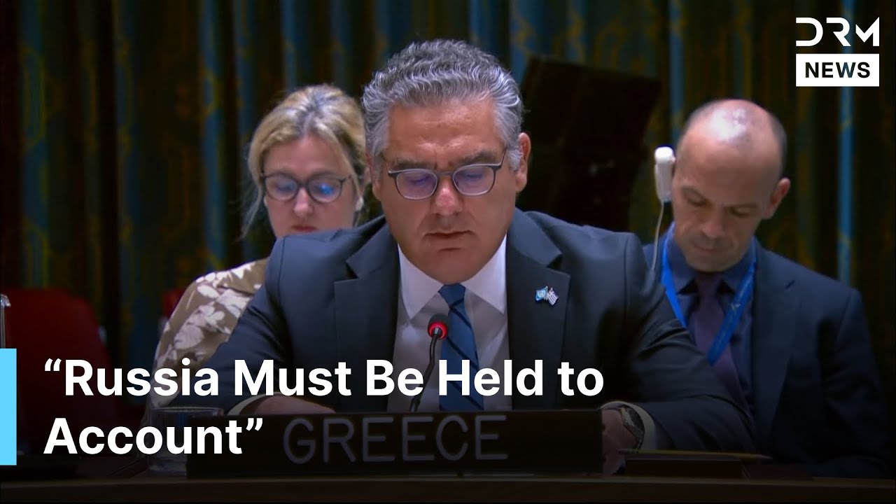 Greece at UN: Russia Must Be Held Accountable for War Crimes in Ukraine | AC1G