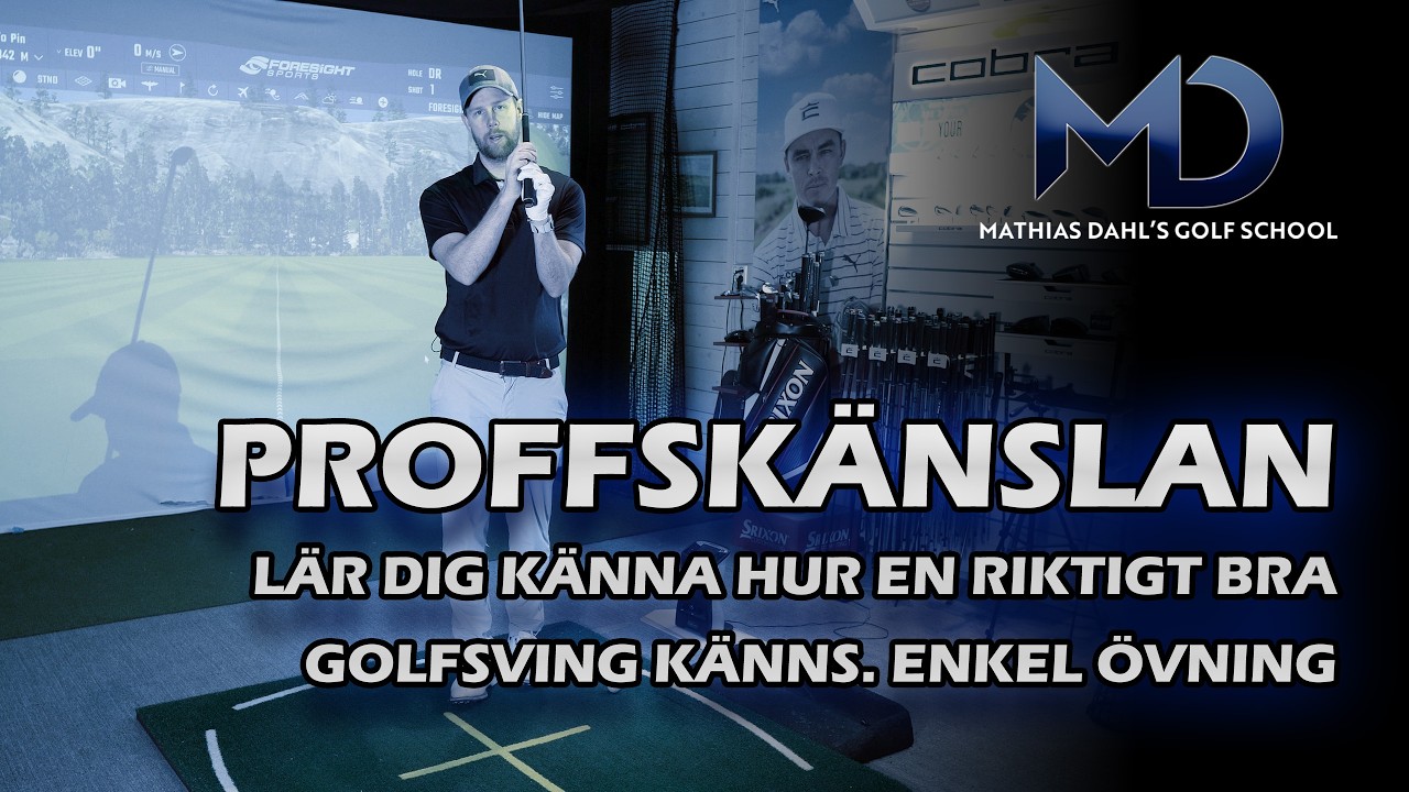 Perfekt övning för att lära känna din sving! Kan göras hemma dessutom!