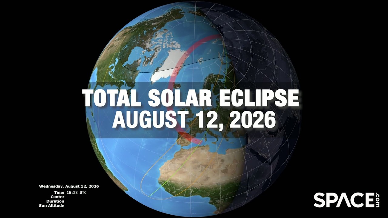 Total Solar Eclipse 2026: Where will it be visible? &ndash; See NASA Animations