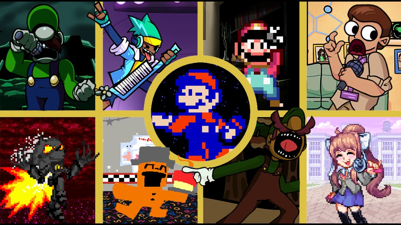 Copyright?!? (Mario Sing and Game Rythm 9 But Every Turn a Different Character is Used)