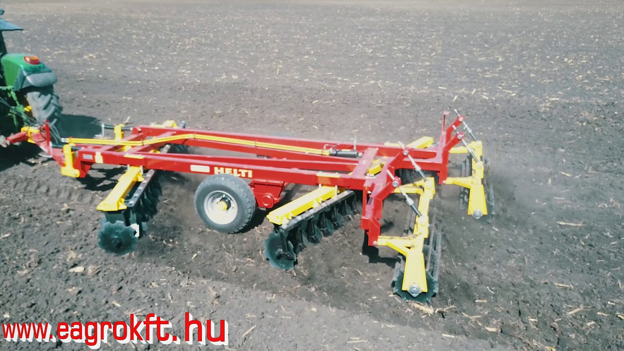 Helti KNT 3800 V tárcsa Jászapátin az EAgro Kft től.