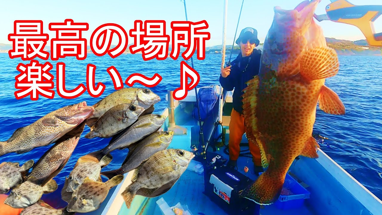 【和歌山伝馬船】このカセ釣りは釣れます高級魚狙い⁉️いろいろな魚をGETだぜ編‼️カワハギ釣りオモロー