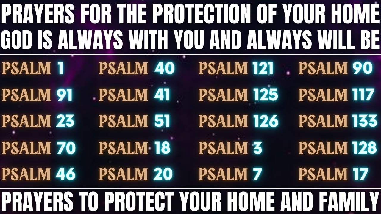 PRAYERS FOR THE PROTECTION OF YOUR HOME - GOD IS ALWAYS WITH YOU AND ALWAYS WILL BE│Prayers of Faith