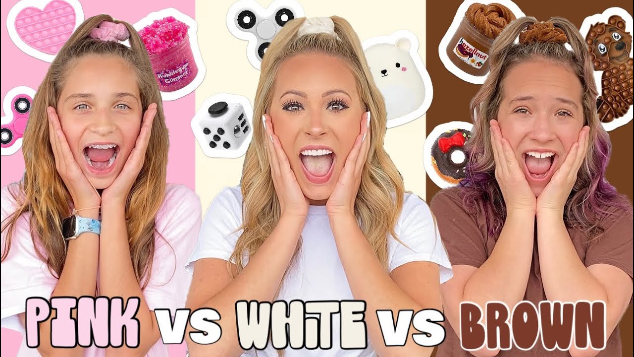 РОЗОВЫЙ 💗 VS БЕЛЫЙ 🤍 VS КОРИЧНЕВЫЙ 🤎 НЕАПОЛИТАНСКИЙ ШОПИНГ-ЧЕЛЛЗ!