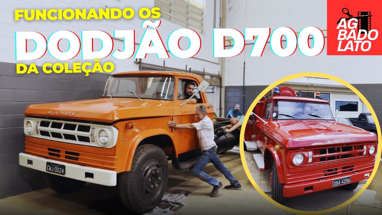 FUNCIONANDO OS CAMINHÕES DODGE D700
