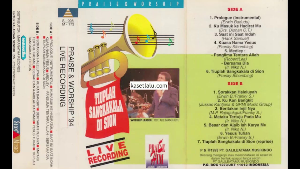 ADE MANUHUTU TIUPLAH SANGKAKALA DI SION (FULL CD)