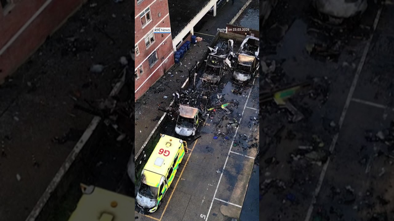 Ambulances belonging to London Jewish group burned | #RTENews #london #jewish