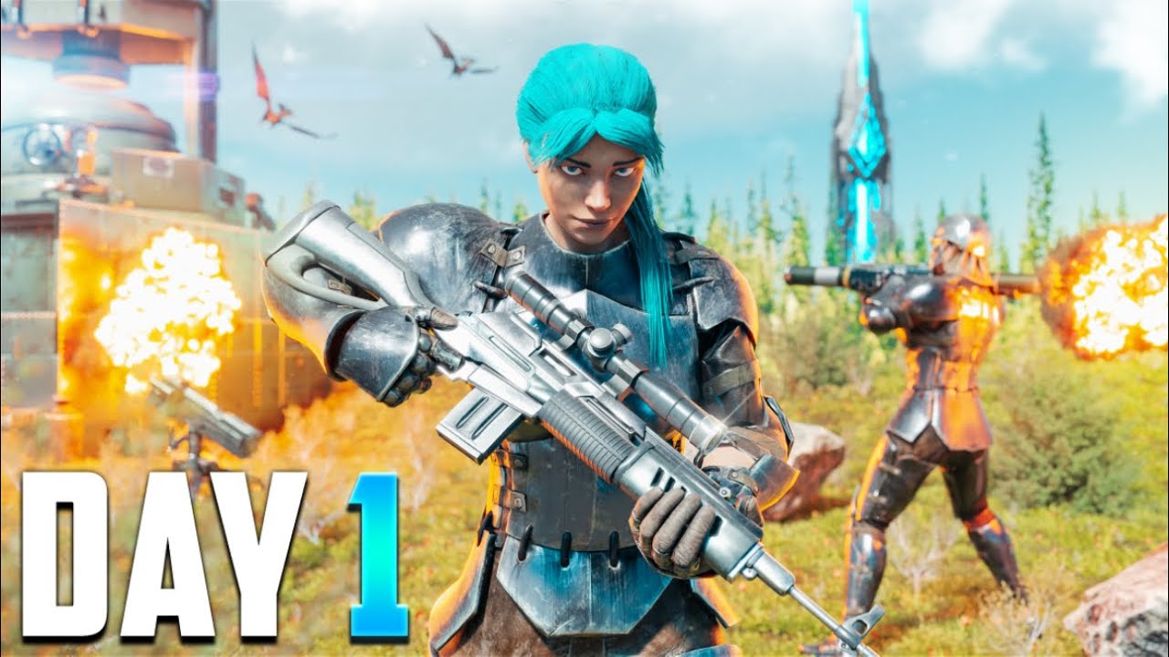 How a 20,000 Hour Duo DOMINATES Wipe Day on ARK's Most Populated Server! - ARK PvP