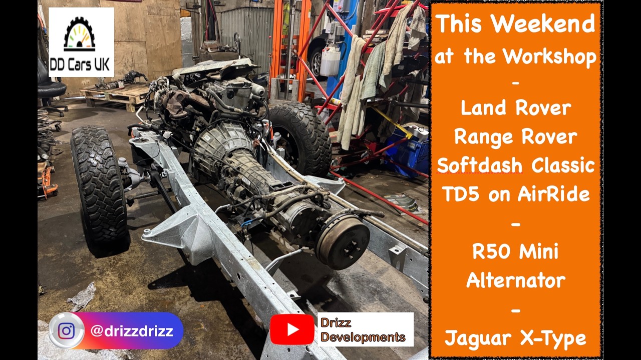 Проект по переделке Range Rover Classic TD5 AirRide Hybrid - Мини-генератор R50 - Неделя в мастер...