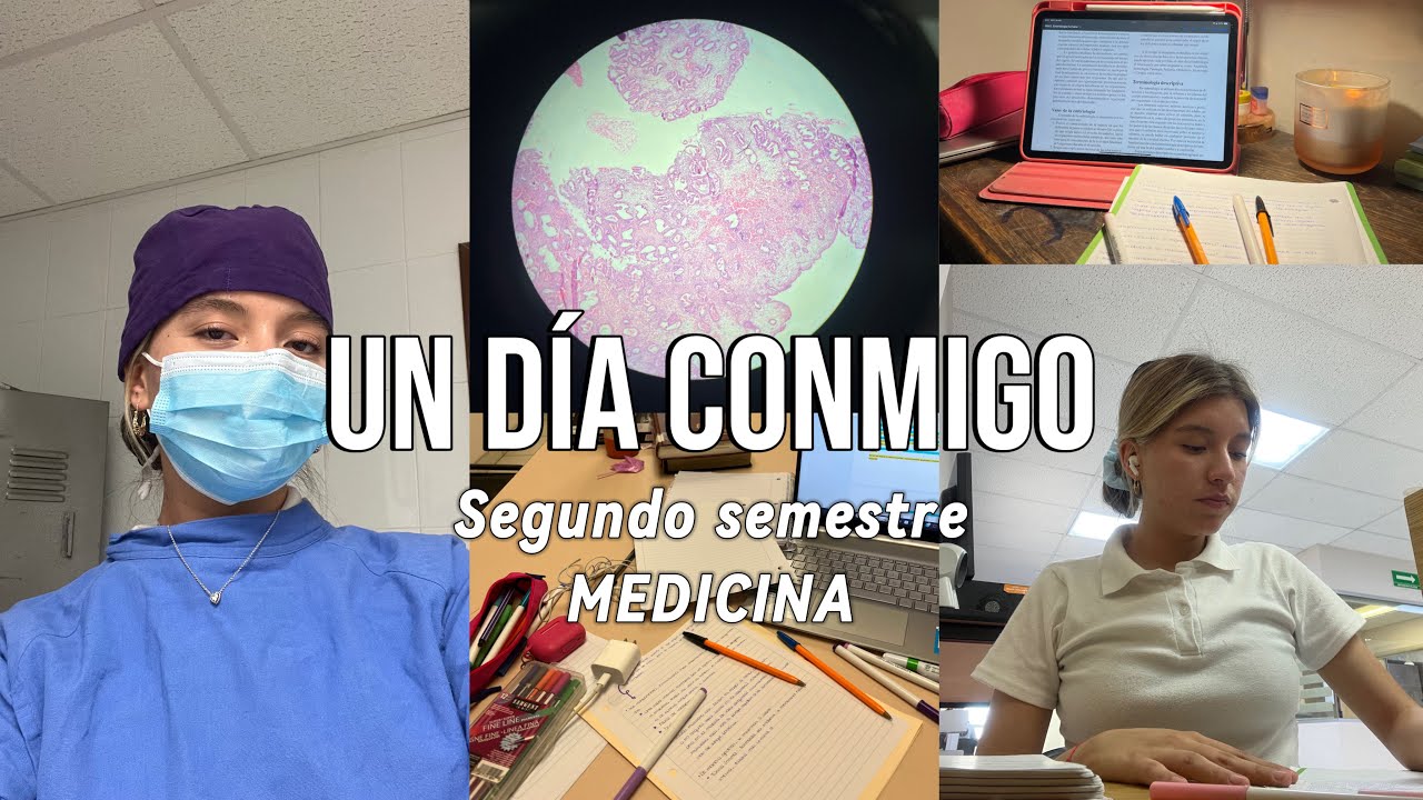un día conmigo estudiando medicina en segundo semestre👩🏼‍⚕️🩺⭐️📚 | Sara Luna