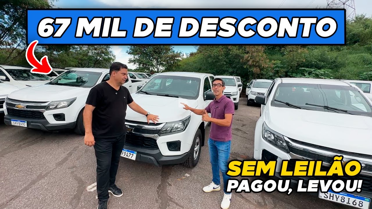 CAMINHONETE COM 67 MIL DE DESCONTO SEM LEILÃO, PAGOU, LEVOU