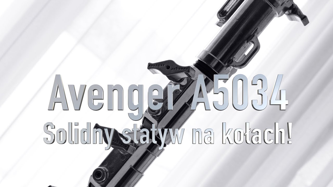 Avenger A5034 Solidny statyw oświetleniowy na kołach!