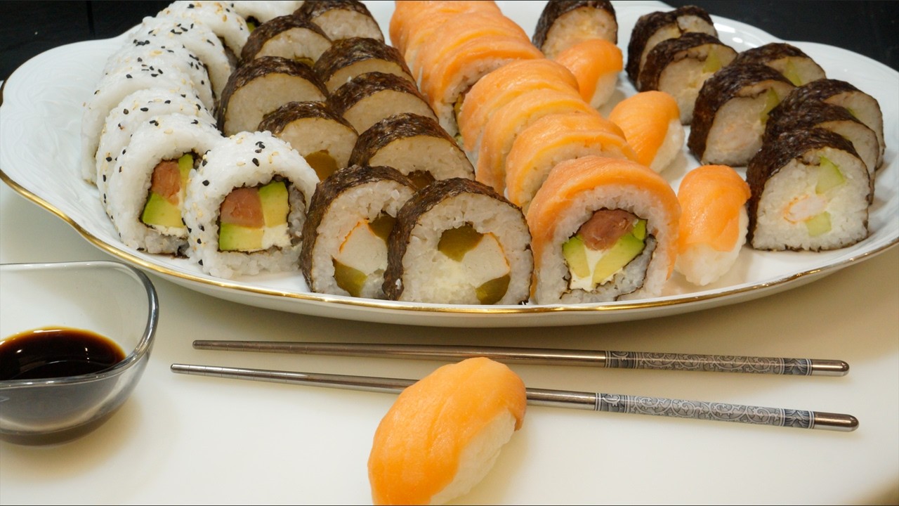 sushi casero receta de maki como hacer arroz para sushi, sushi para principiantes y comida japonesa