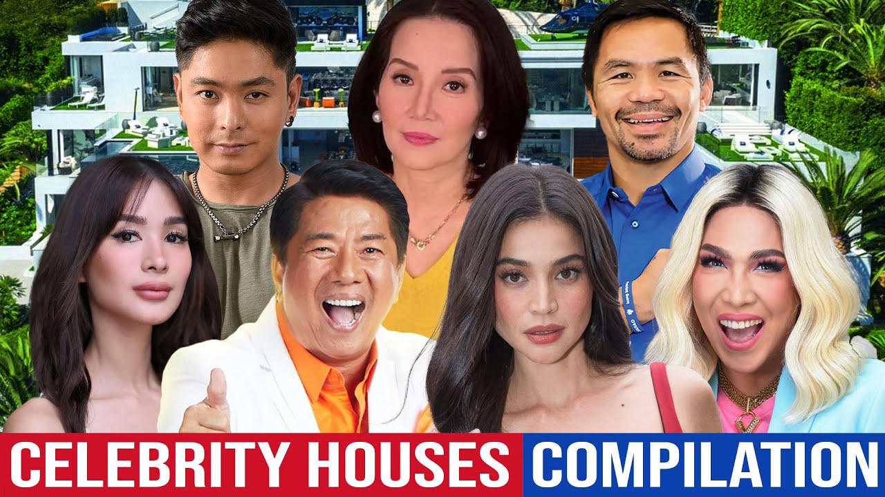 COMPILATION | Pinoy Celebrity HOUSES - PinakaMAGANDANG Bahay ng Artista
