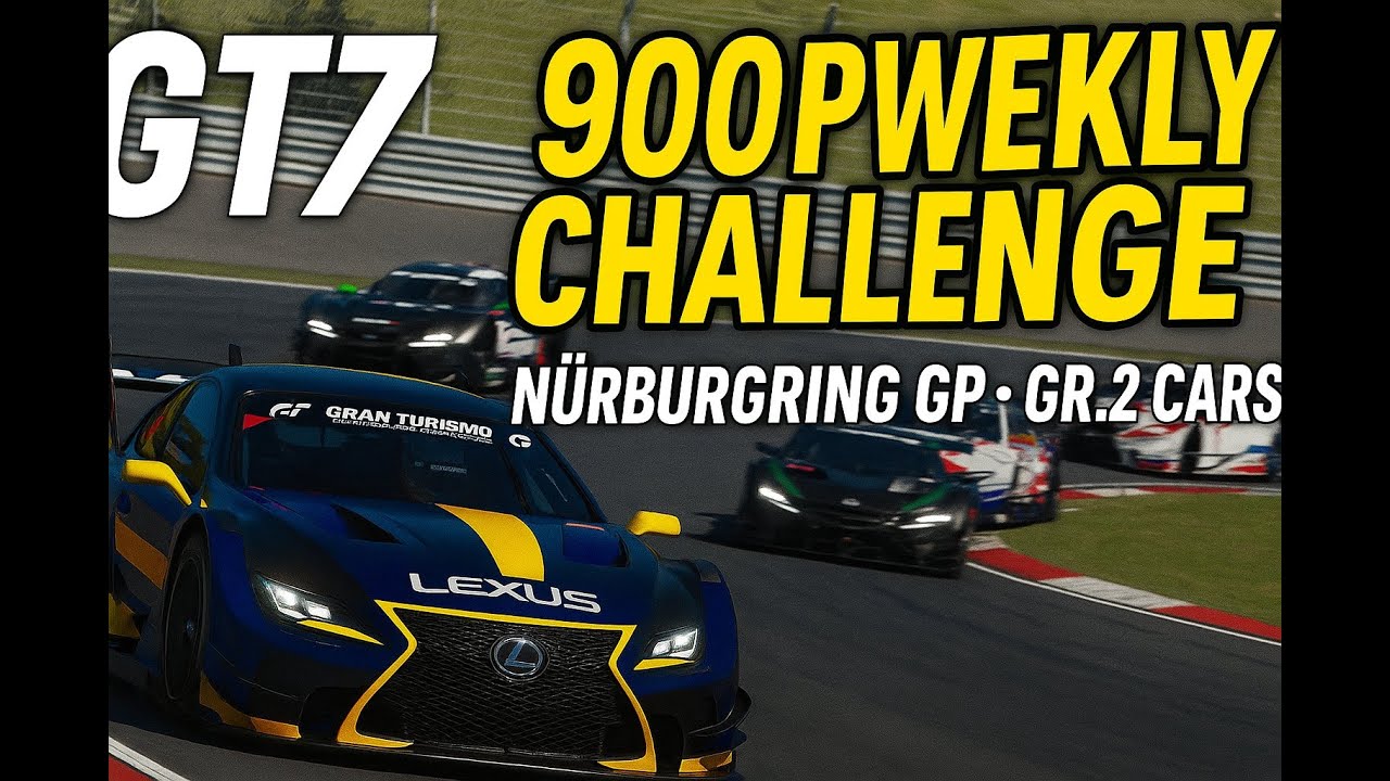 Еженедельная гонка на 900 очков категории Gr2 на трассе Nurburg Ring GP. Как пройти