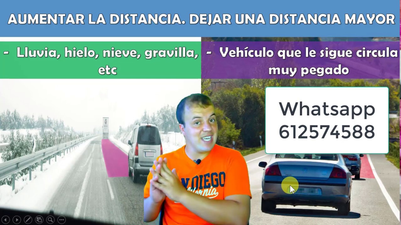 Distancia de seguridad - Permiso B