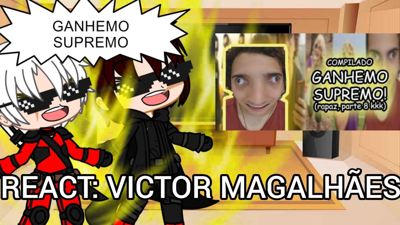 PROTAGONISTAS DOS CANAL+(INSCRITOS) REAGINDO O COMPILADO DOS GANHEMO SUPREMO 8