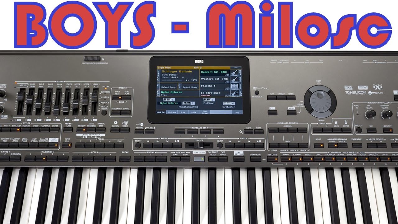 Мальчики - Любовь 💖2021 ★KORG PA 4X★