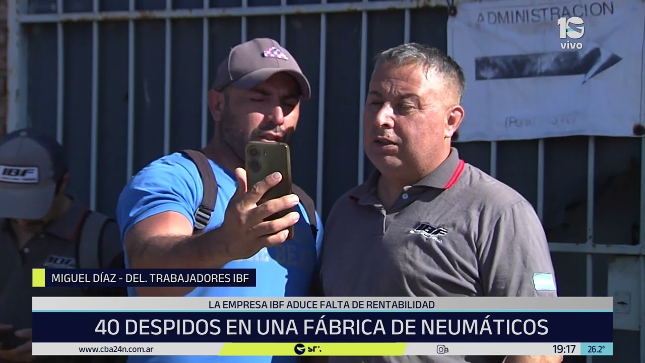 Cuarenta despidos en una f&aacute;brica de neum&aacute;ticos de C&oacute;rdoba