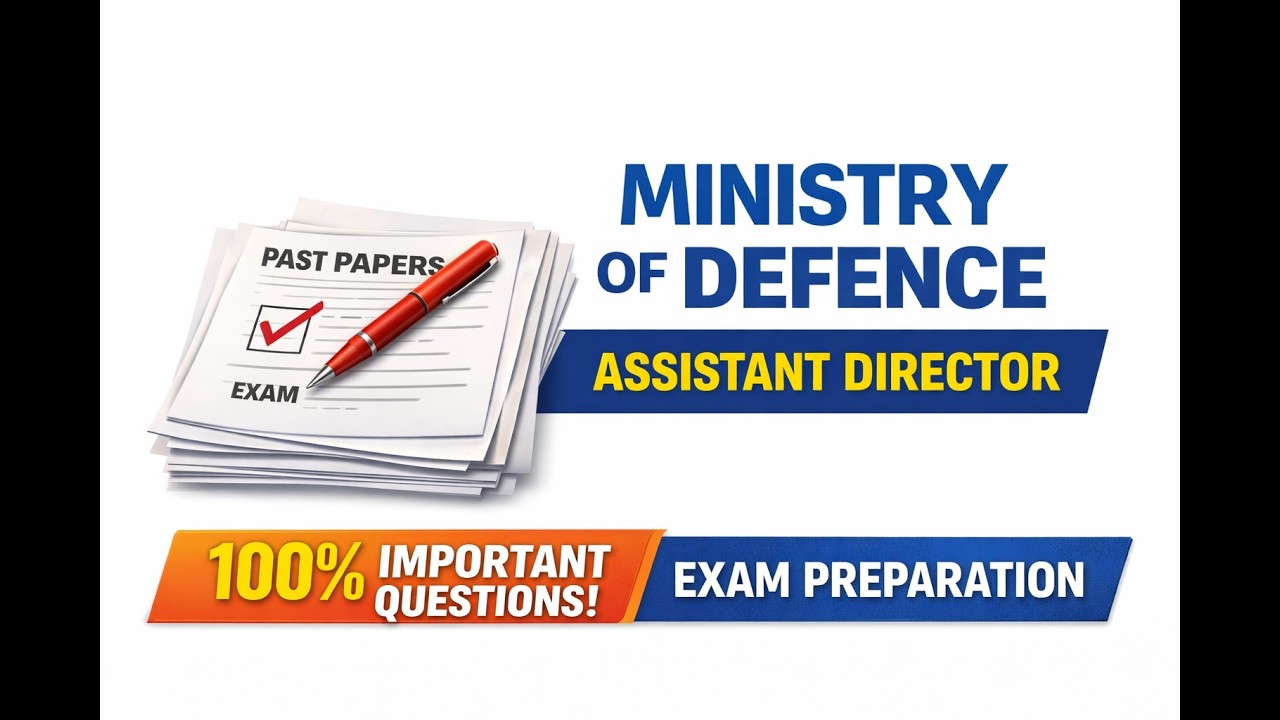 MOD ASSISTANT DIRECTOR | PAST PAPER | WORKSHOP|  KNOWLEDGE DEPOT |03455058828