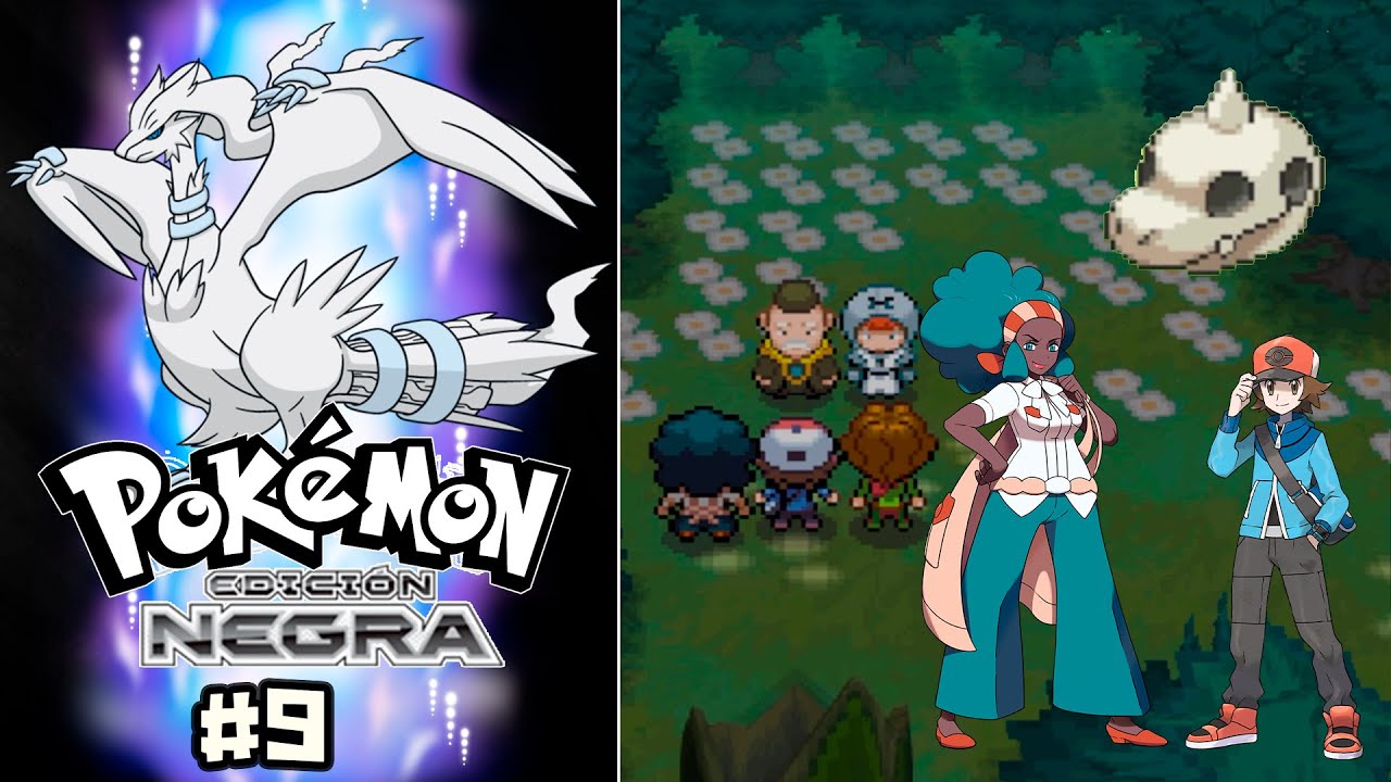 #9 POKÉMON EDICIÓN NEGRA ⬛COMBATIENDO CON EL EQ. PLASMA EN EL BOSQUE AZULEJO Y EL CRÁNEO DRAGÓN⬛
