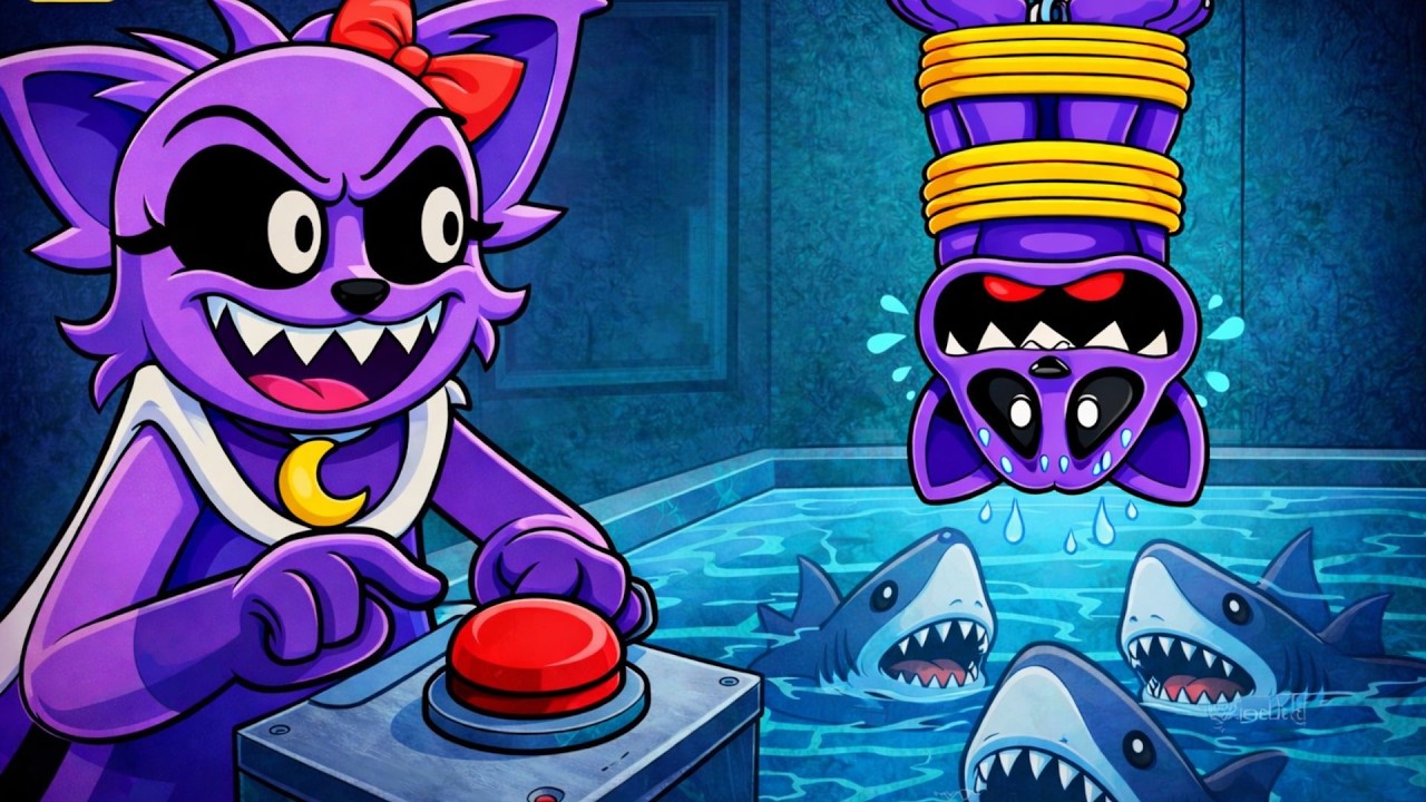 CATNAP&rsquo;s Twin Sister Is EVIL&hellip; and Dangerous?! Poppy Playtime 4 Animation | HORNSTROMP FNF 3D