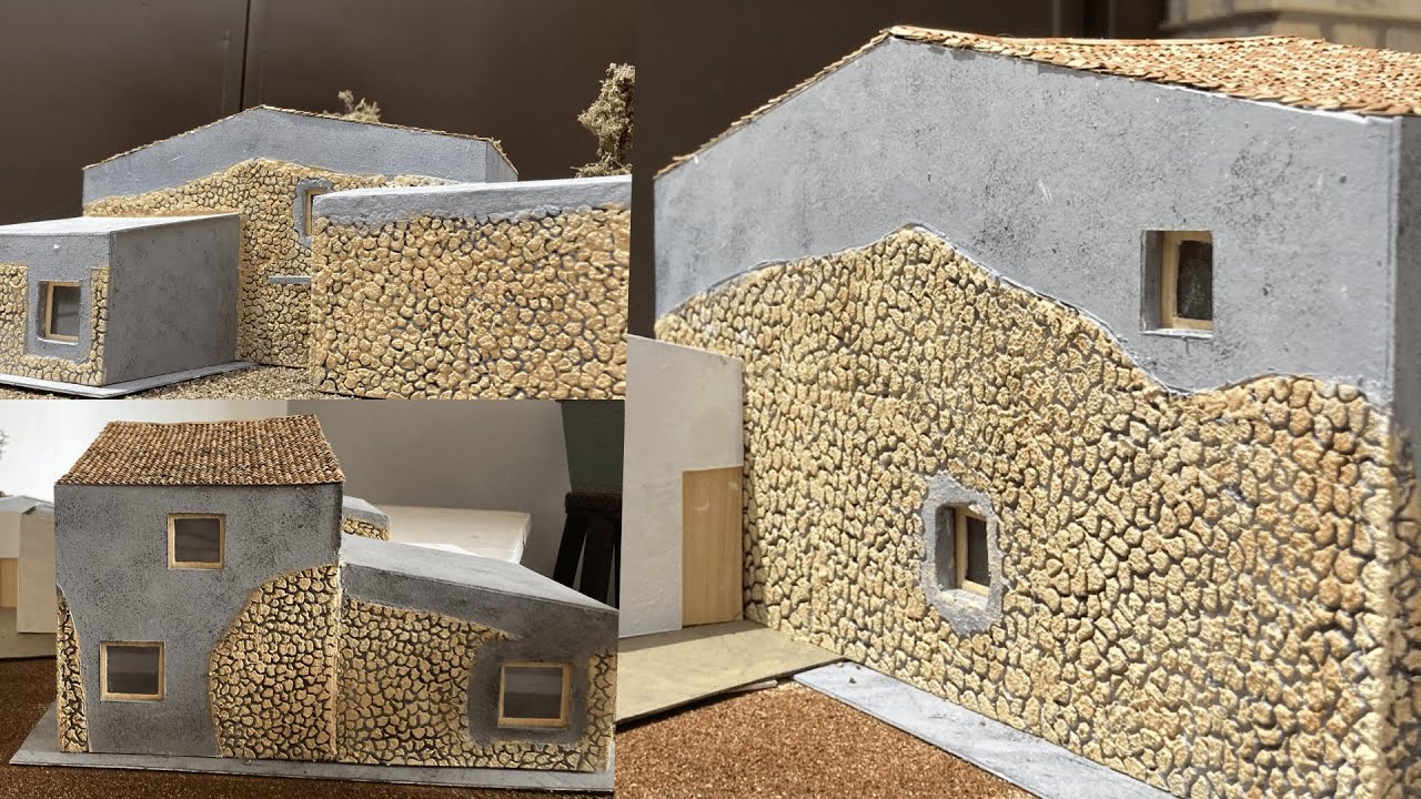 Textura de PIEDRA para tus maquetas FACIL Y ECONÓMICO |Maquetas 2 ✂️ FaceCraft