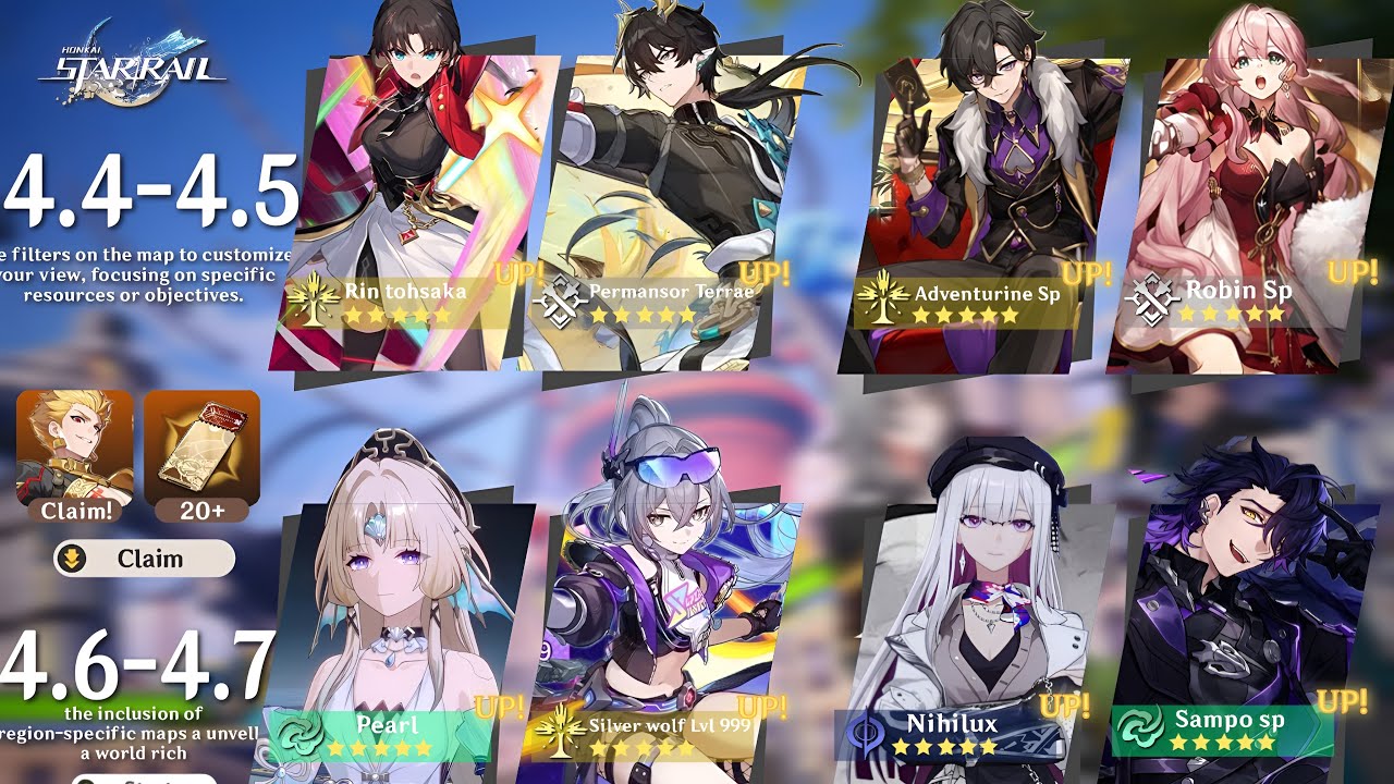 BIG UPDATE!! NEW 4.4-4.7 BANNER ROADMAP & RERUNS! Robin SP, Pearl, Nihilux -  Honkai star Rail