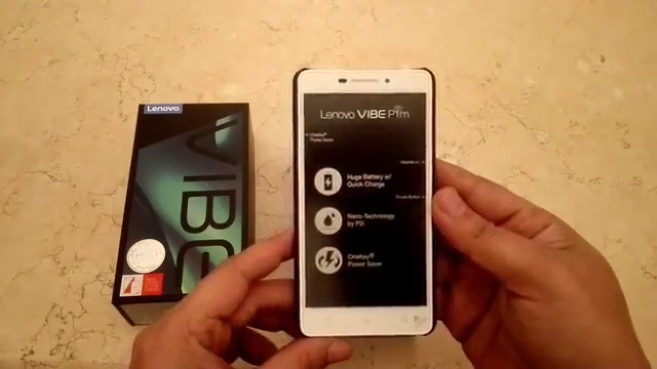 فتح صندوق لينوفو فايب بي 1 إم   Lenovo Vibe P1m unboxing