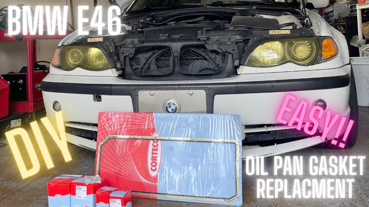 DIY: BMW E46, E36, E30, oil pan gasket and oil pickup tube o-ring replacement (M54)