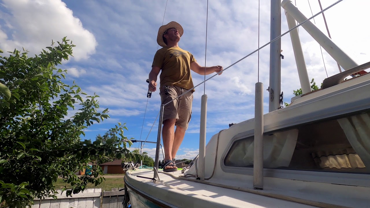 Catalina 22 Raising Mast Easy Way