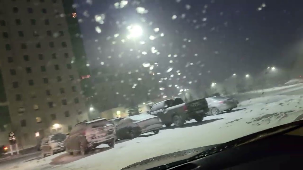 🇨🇦 Regina Saskatchewan Canada/ Strong Winds Blowing Snow ❄️ (January 16,2026)