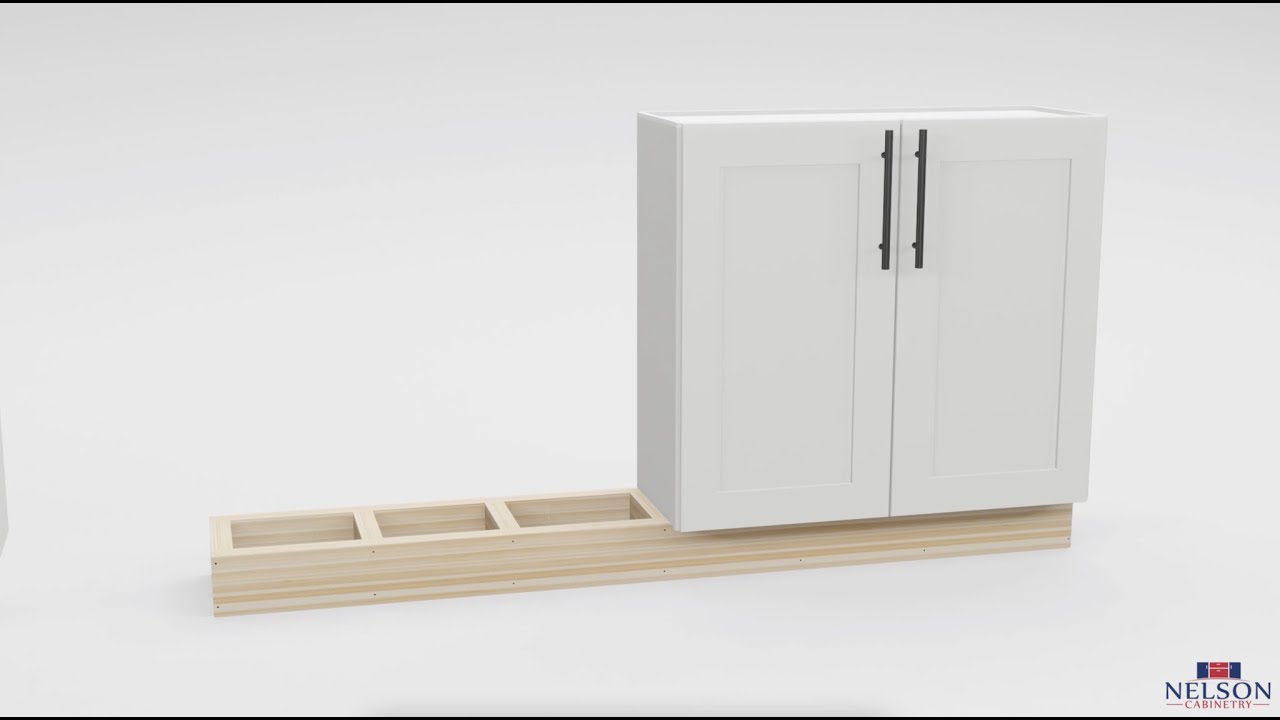 Nelson Cabinetry: Pro Tip - Using Wall (Uppers) Cabinets as Base cabinets! Kitchen Island Hack!
