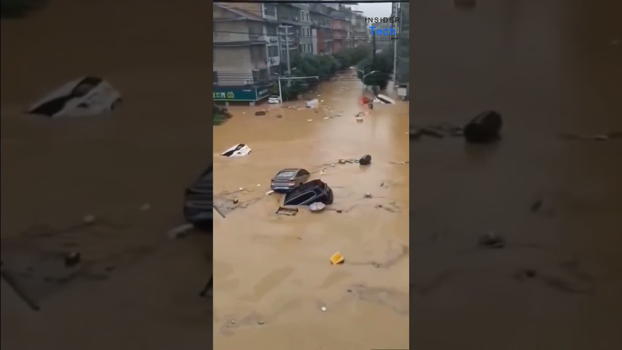 China Flood Disaster 2025: Rongjiang County Underwater #viral