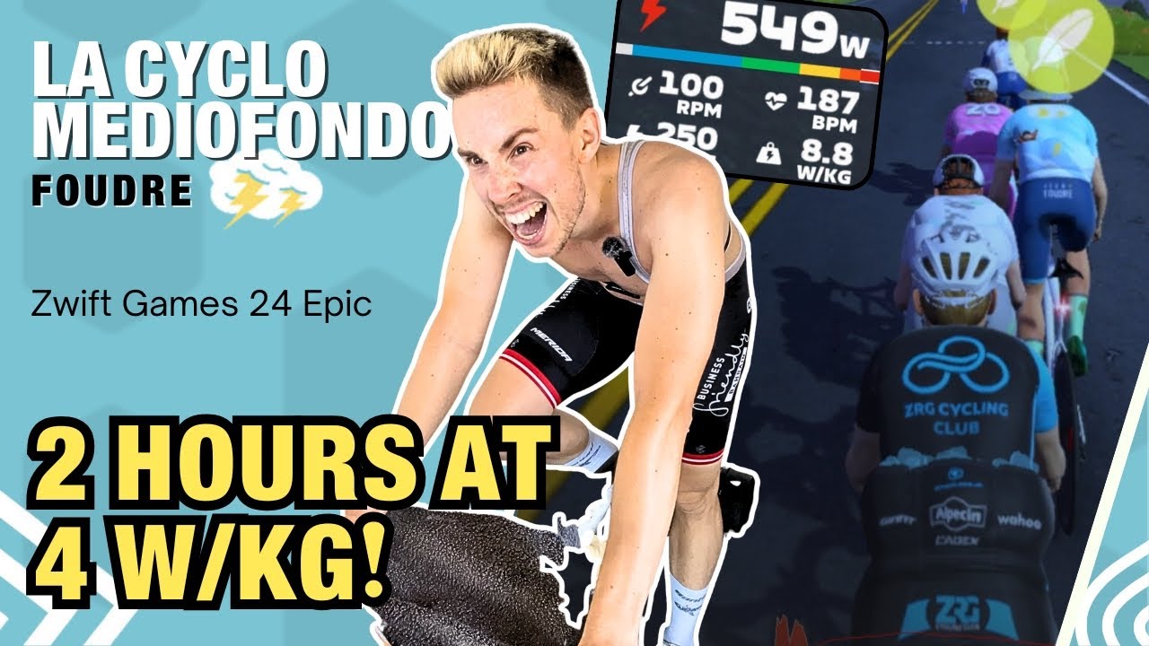 Uncut Pain: Can I Survive This Zwift Endurance Race? &ndash; La Cyclo MedioFondo Foudre