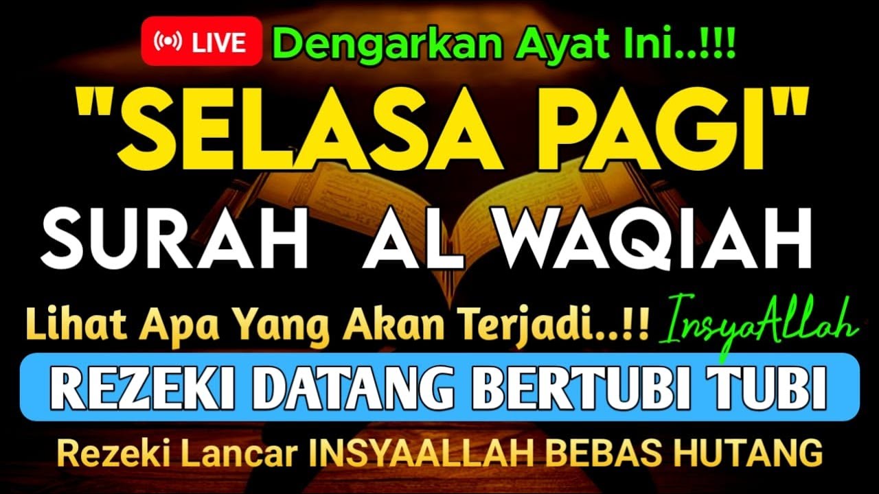 PUTAR DZIKIR INI❗Dzikir Mustajab Pembuka Pintu Rezeki, InsyaAllah Rezekimu Mengalir Deras