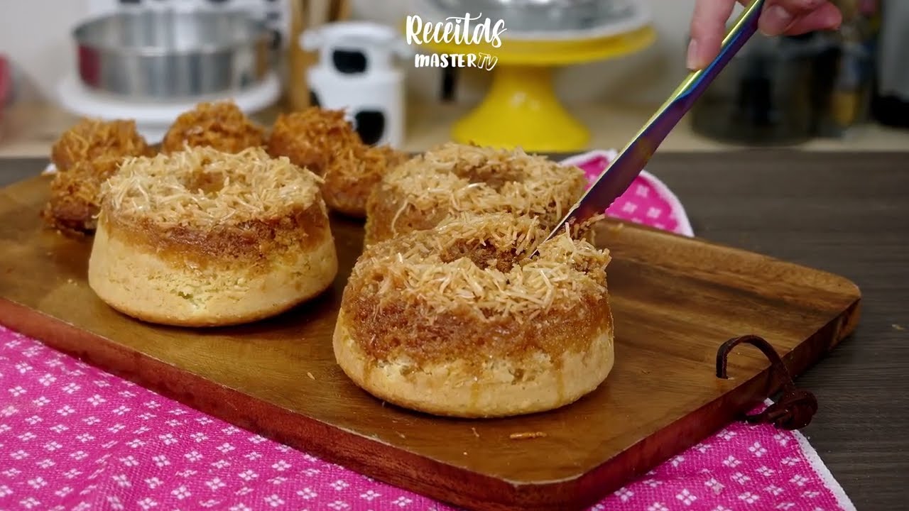 Como fazer bolo de cocada simples