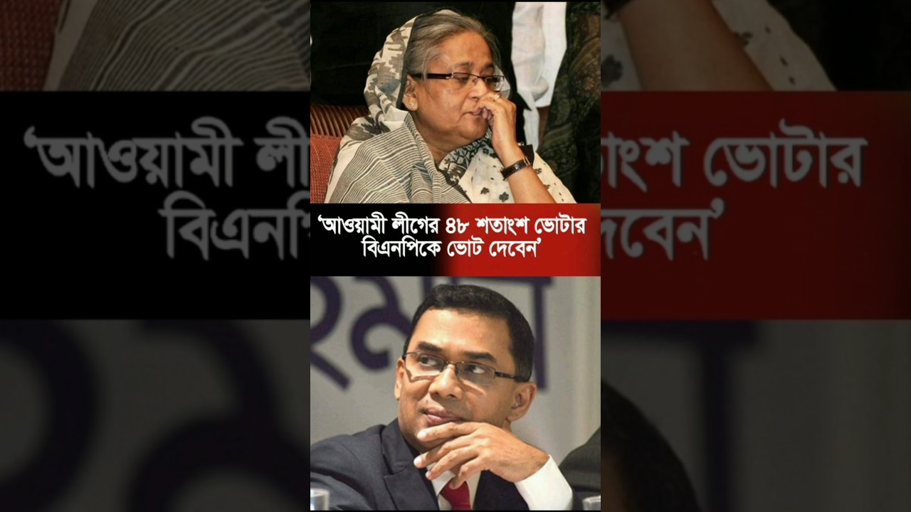 48 percent of Awami League voters will vote for BNP: Survey | Election Survey News | BNP | NCP | ...