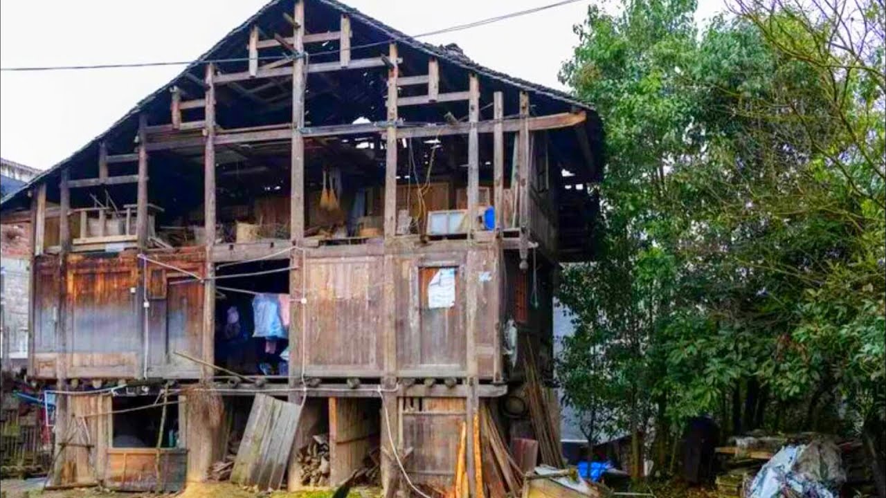 This beautiful girl came back and finally restored grandma's old cabin and took care of her Makeover